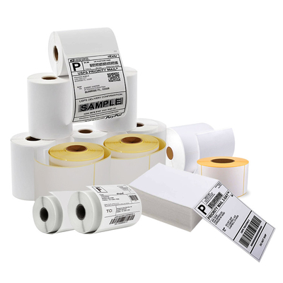 4x6 Shipping Labels Customized Thermal Label Sticker Paper Synthetic Packaging