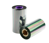Green Thermal Transfer Ribbon For Zebra Printer Resin Wax Ribbon 110mm X 74m